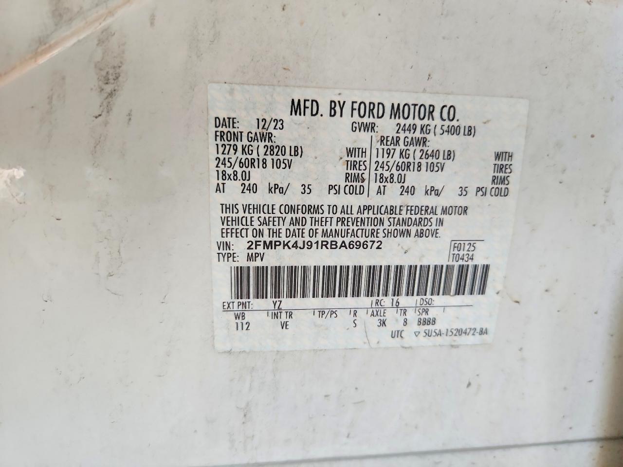2024 FORD EDGE