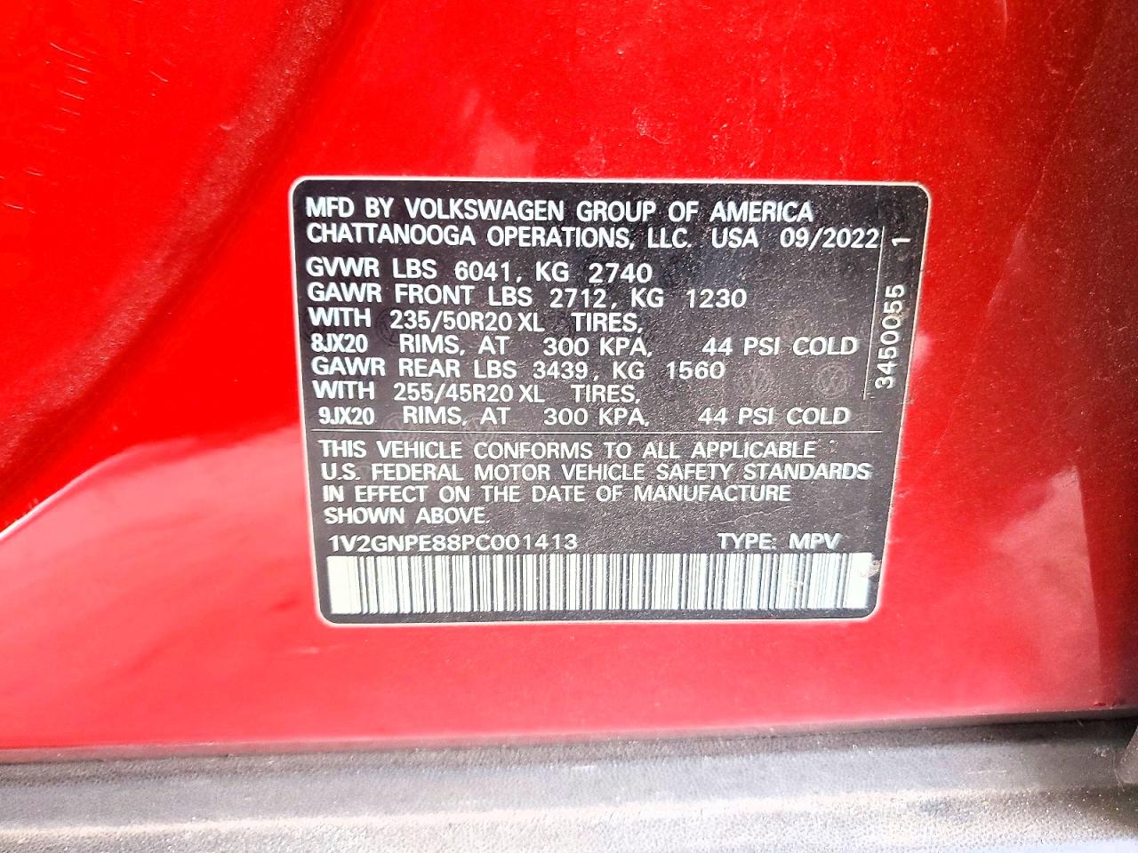 2023 VOLKSWAGEN ALL OTHER