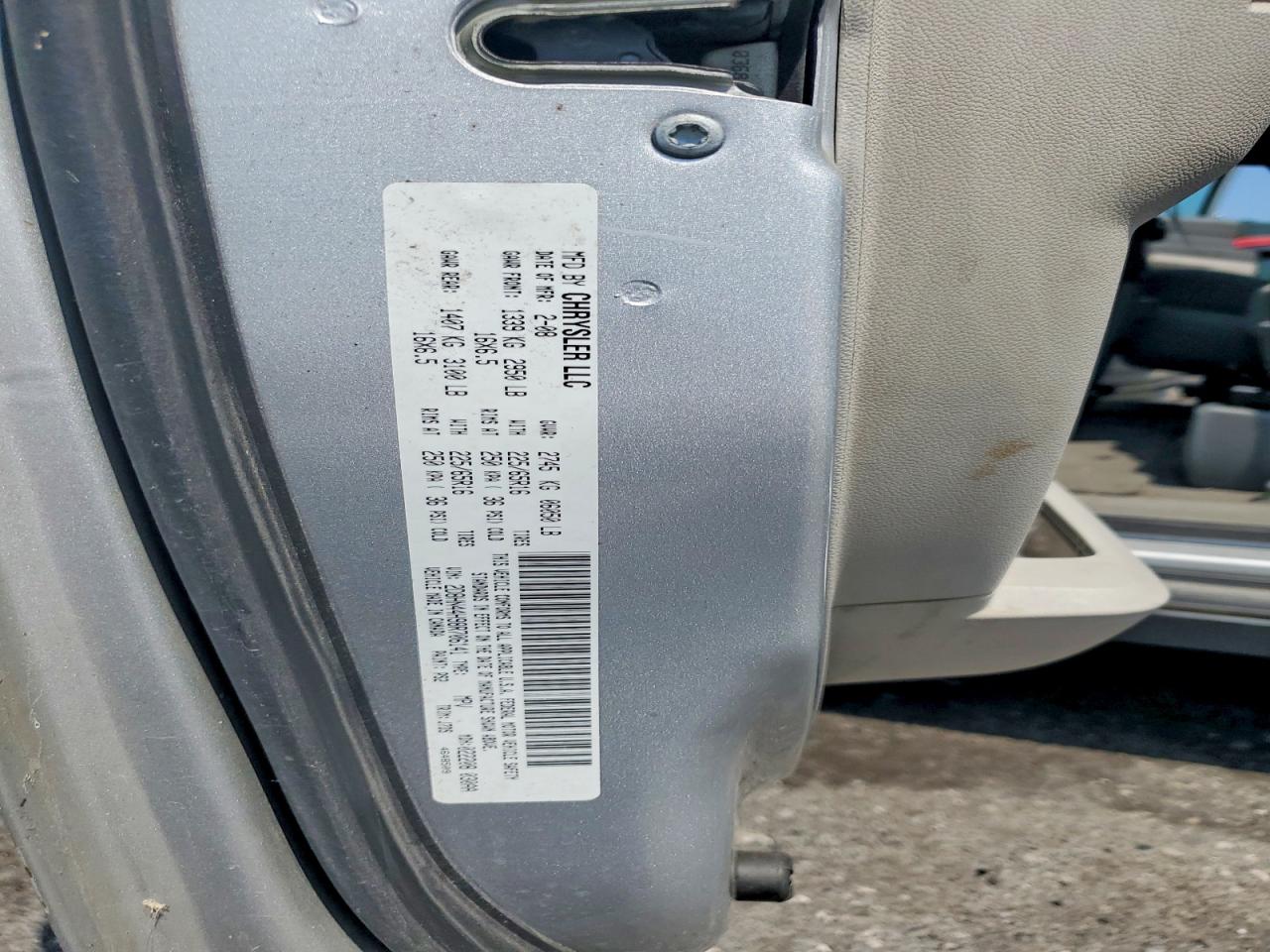 2008 DODGE CARAVAN