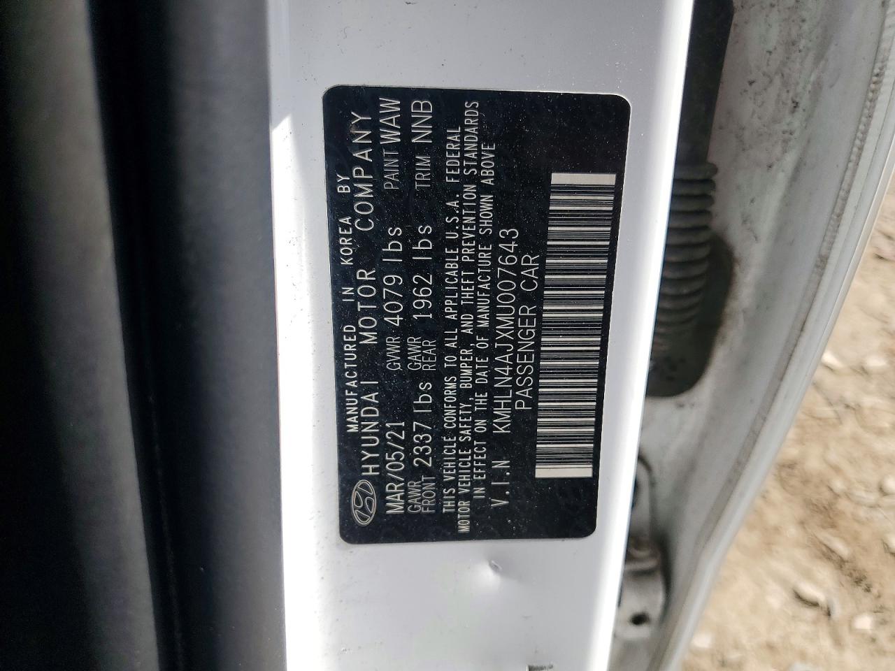 2021 HYUNDAI ELANTRA