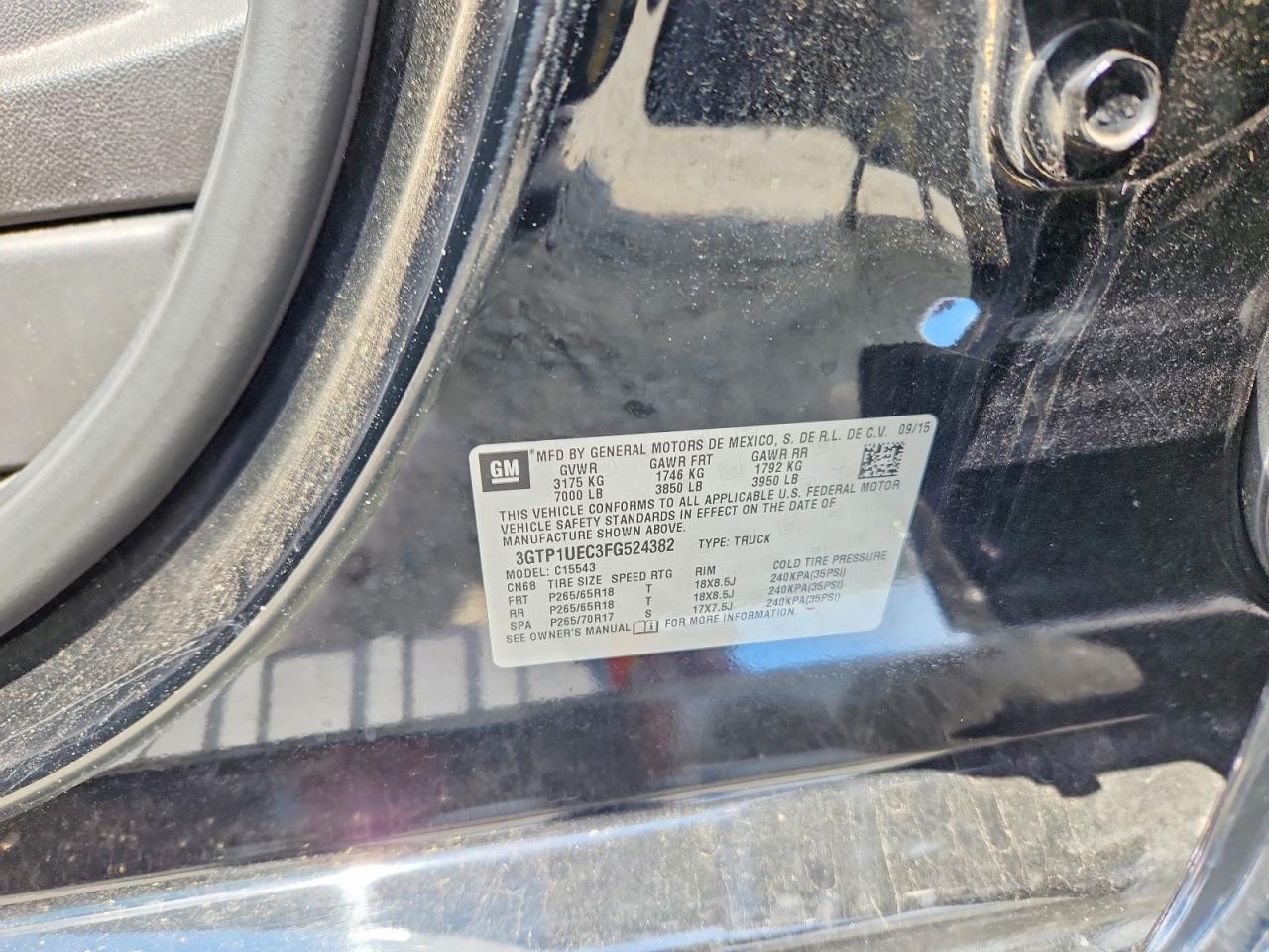 2015 GMC SIERRA