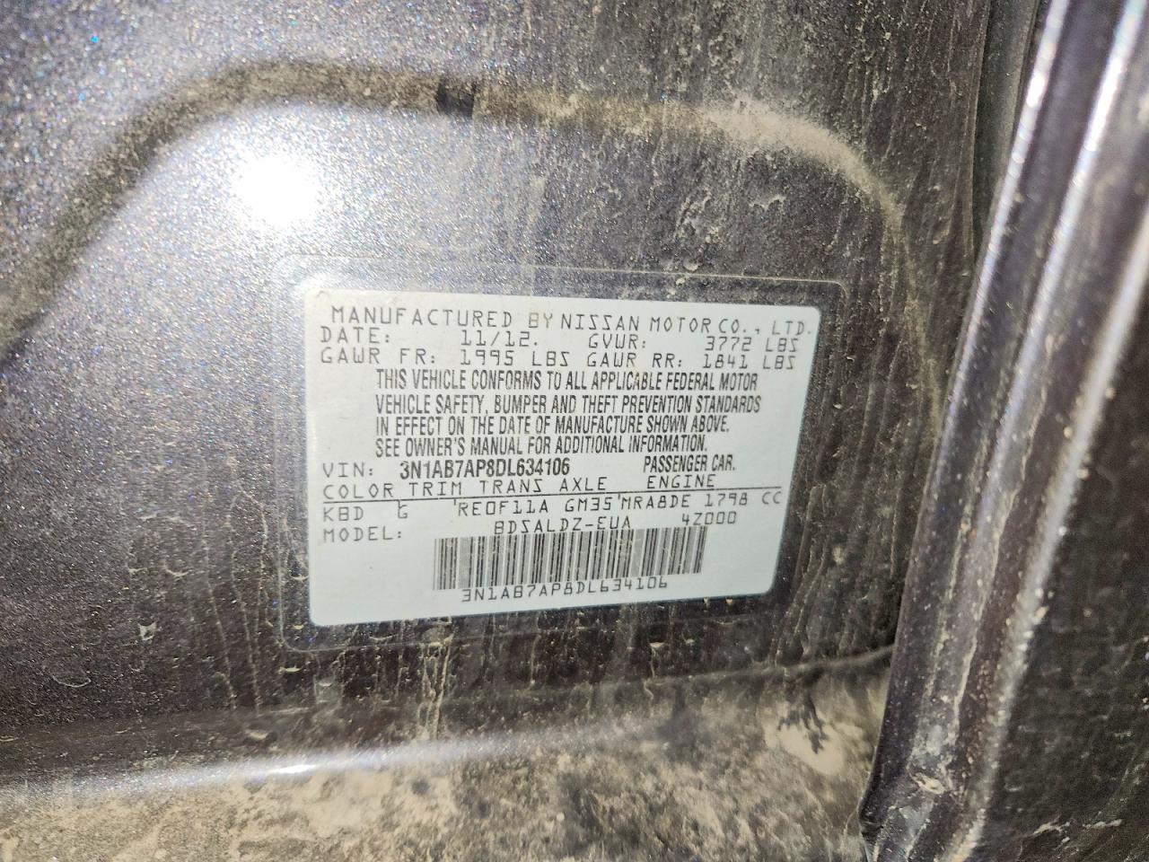 2013 NISSAN SENTRA