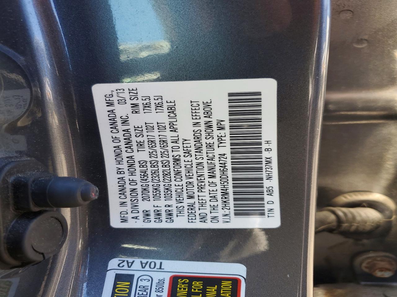2013 HONDA CRV