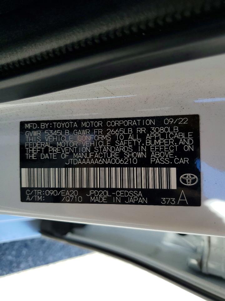 2022 TOYOTA MIRAI
