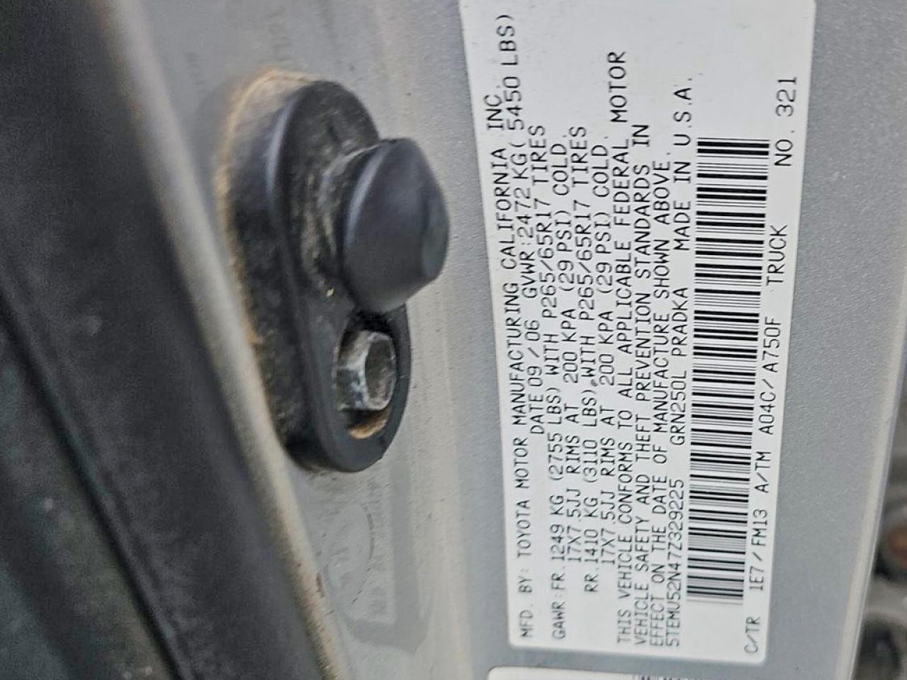 2007 TOYOTA TACOMA