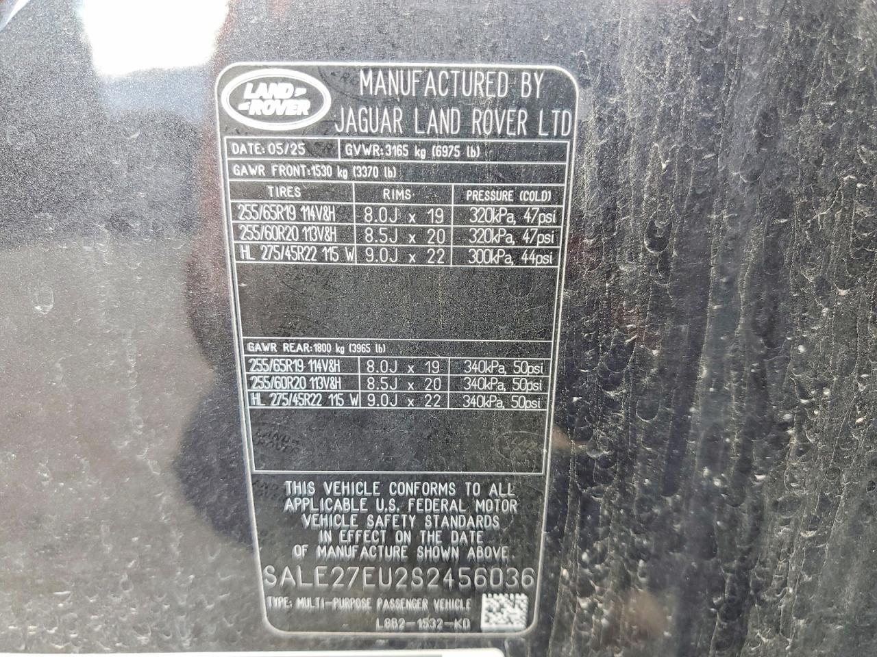 2025 LAND ROVER DEFENDER