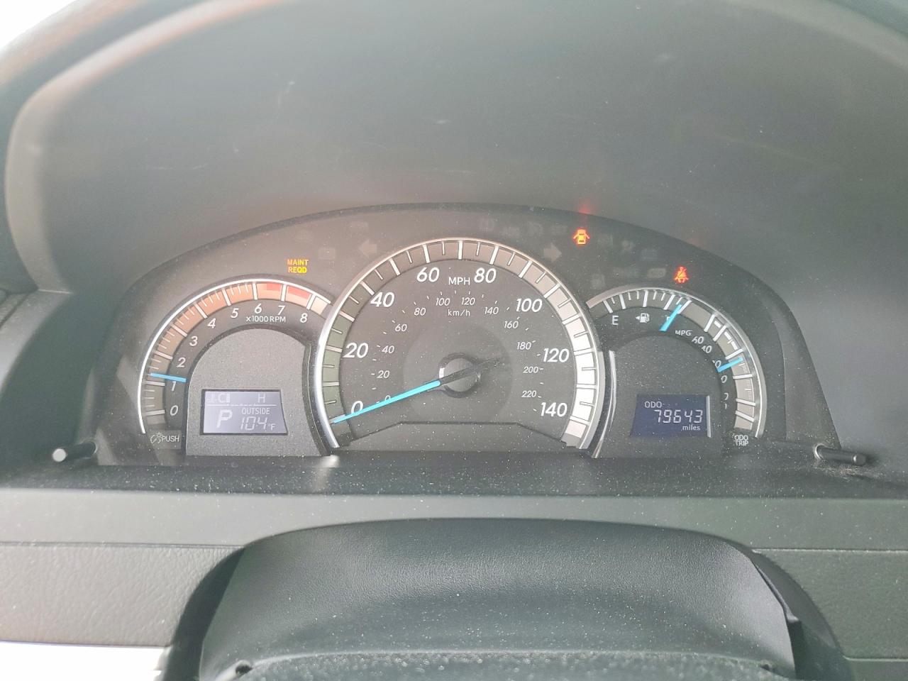 2013 TOYOTA CAMRY
