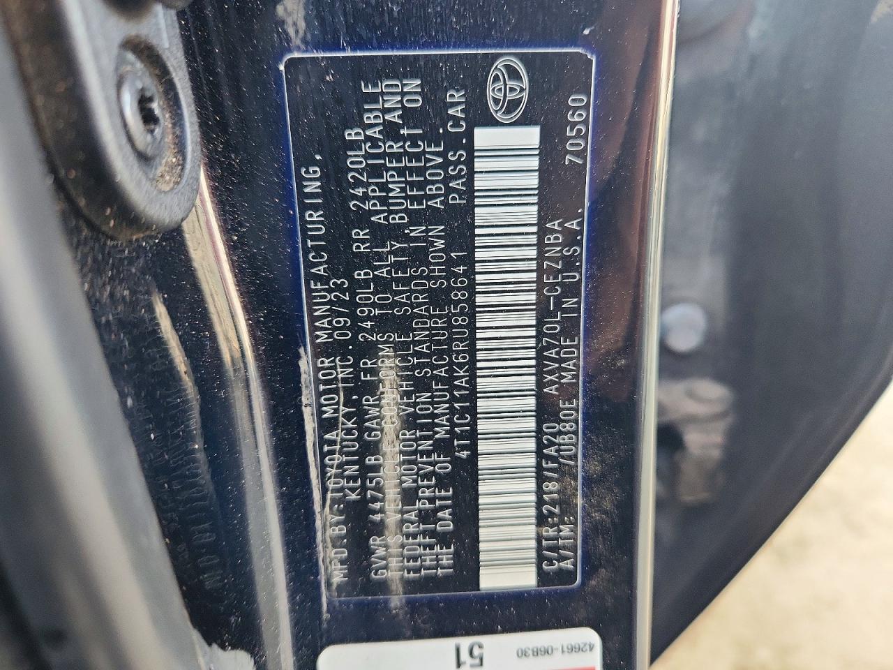 2024 TOYOTA CAMRY