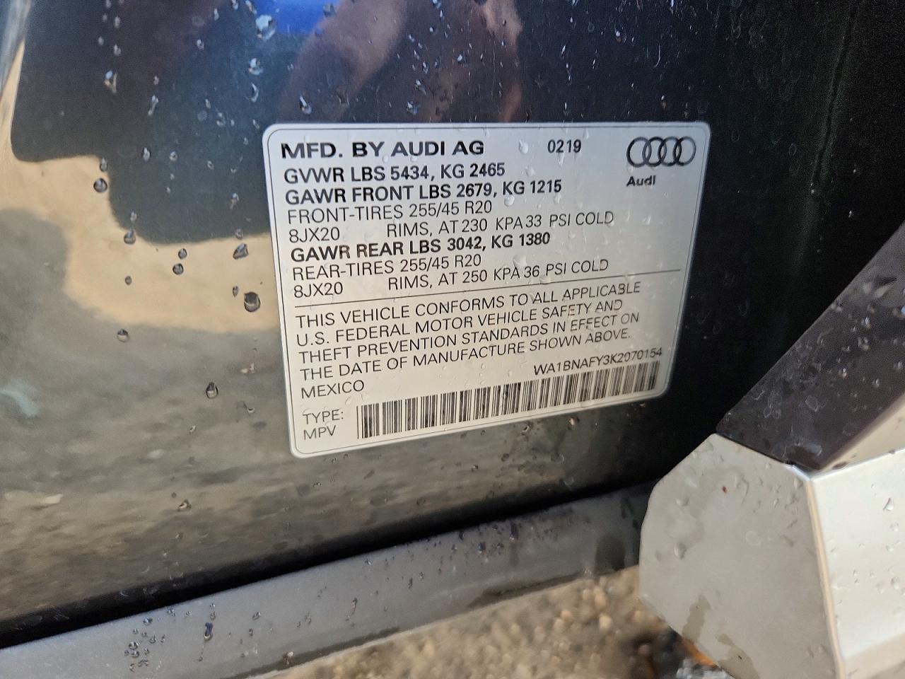2019 AUDI Q5