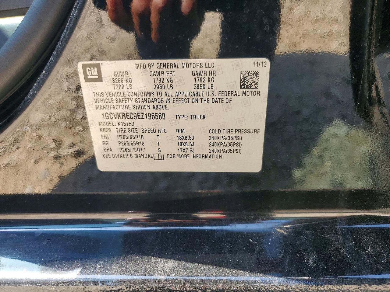 2014 CHEVROLET SILVERADO