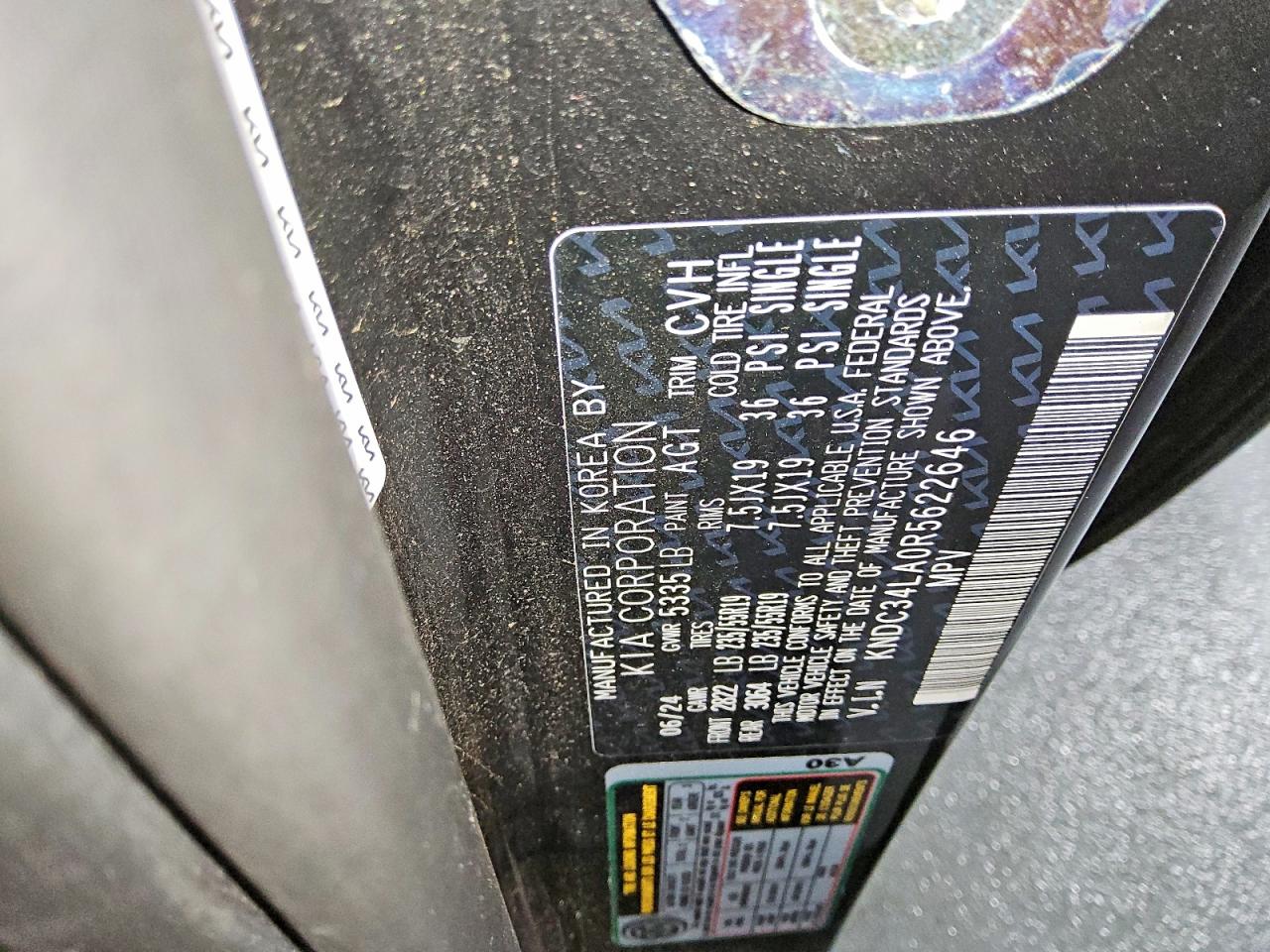 2024 KIA ALL OTHER
