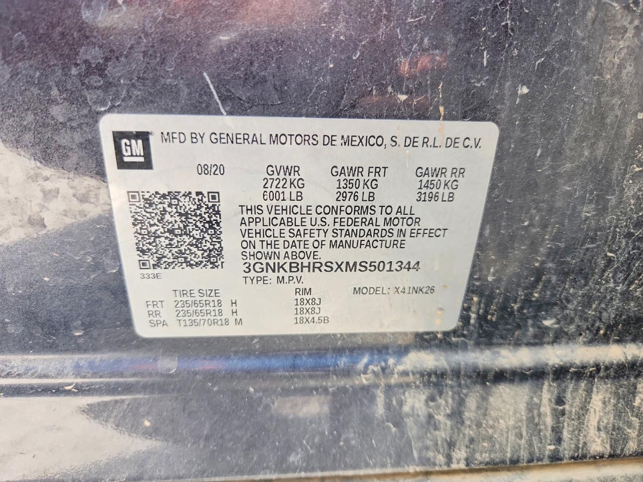 2021 CHEVROLET BLAZER