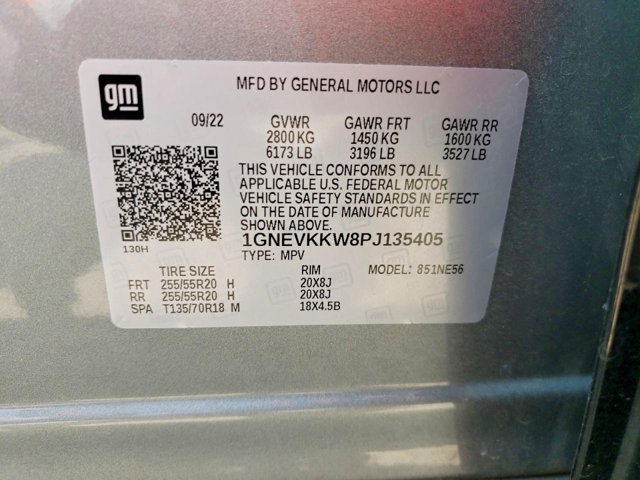 2023 CHEVROLET TRAVERSE