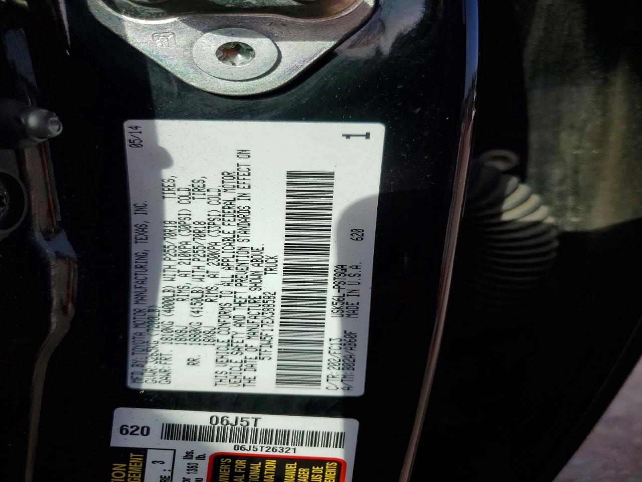 2014 TOYOTA TUNDRA