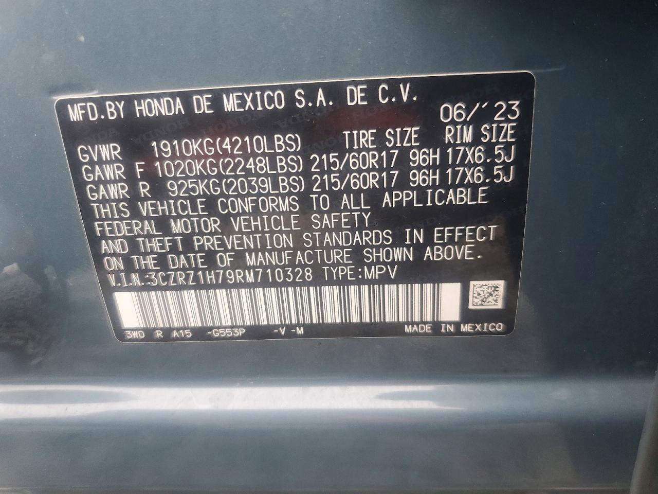 2024 HONDA HR-V