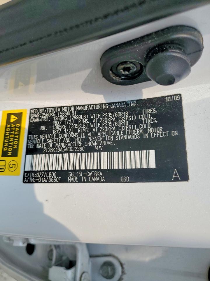 2010 LEXUS RX350