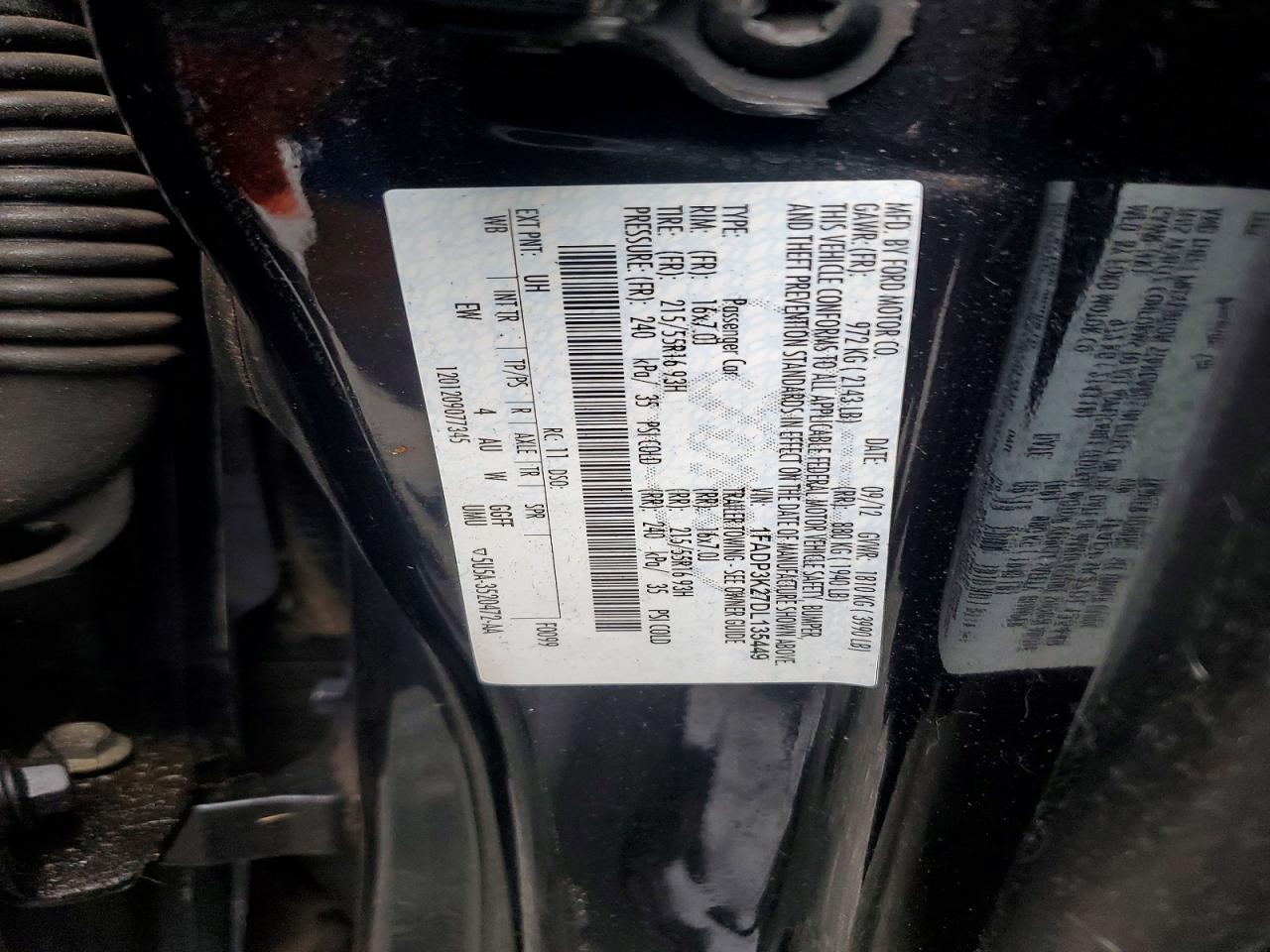 2013 FORD FOCUS
