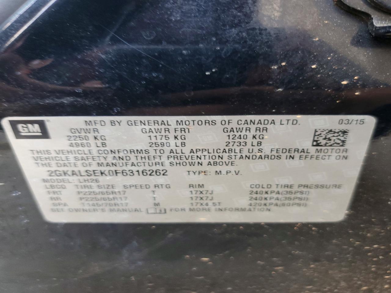 2015 GMC TERRAIN