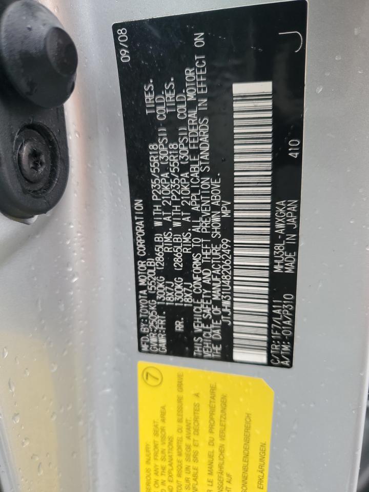 2008 LEXUS RX400