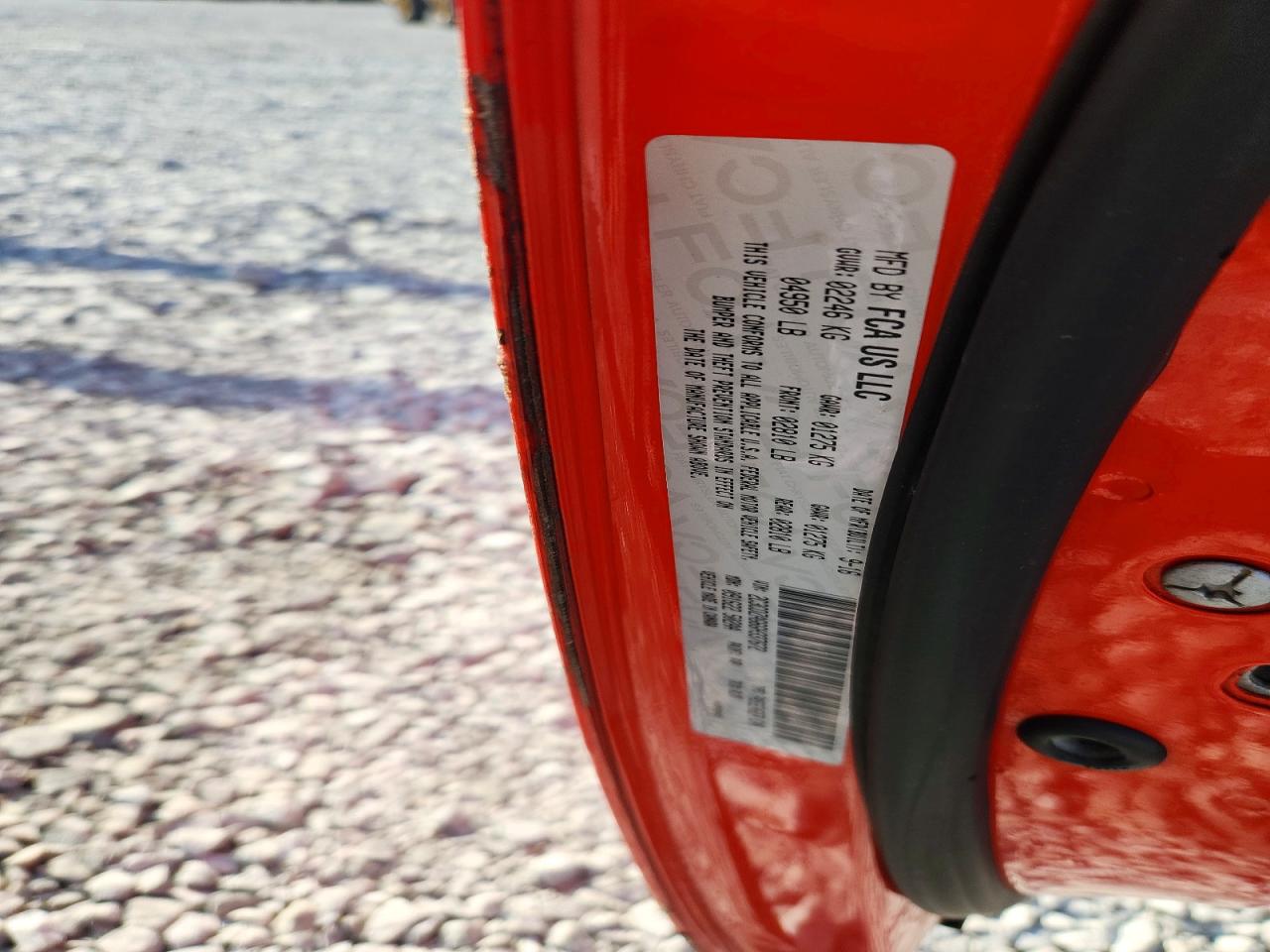 2016 DODGE CHALLENGER