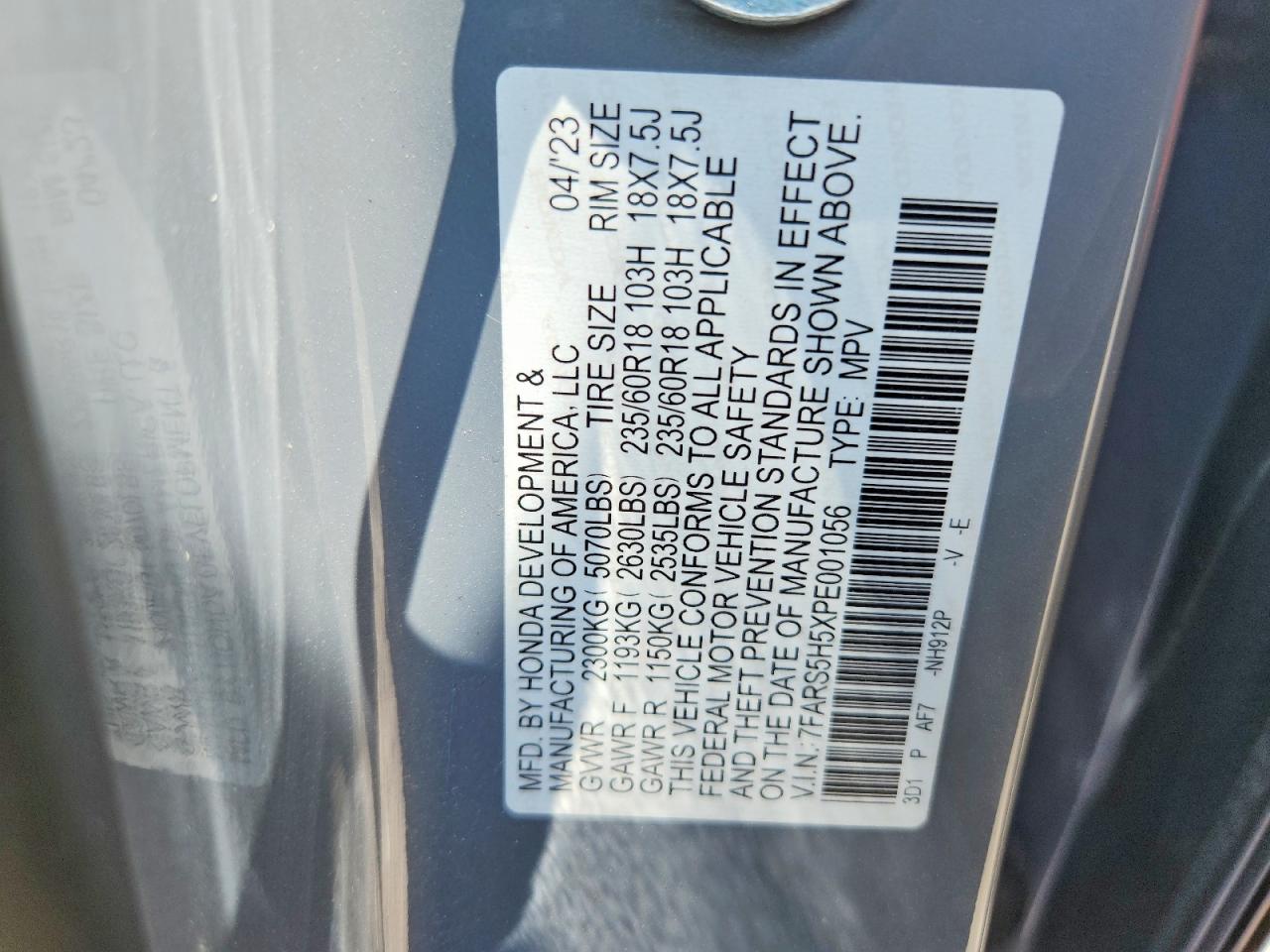 2023 HONDA CRV