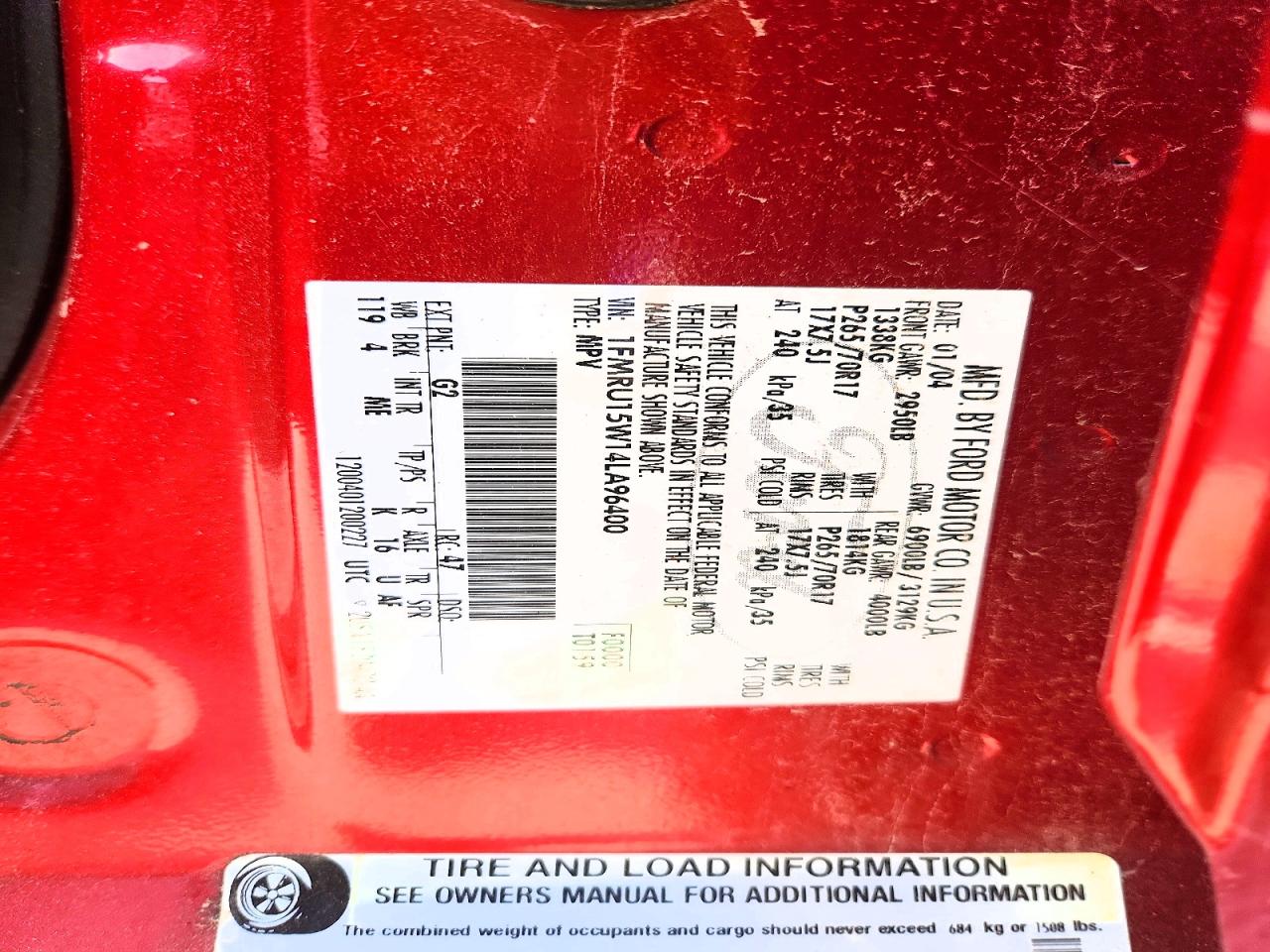 2004 FORD EXPEDITION
