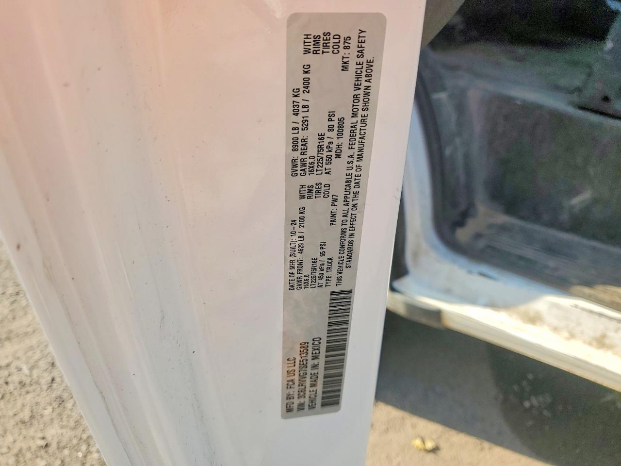 2025 RAM PROMASTER