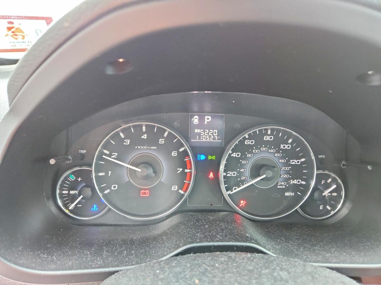 2012 SUBARU LEGACY