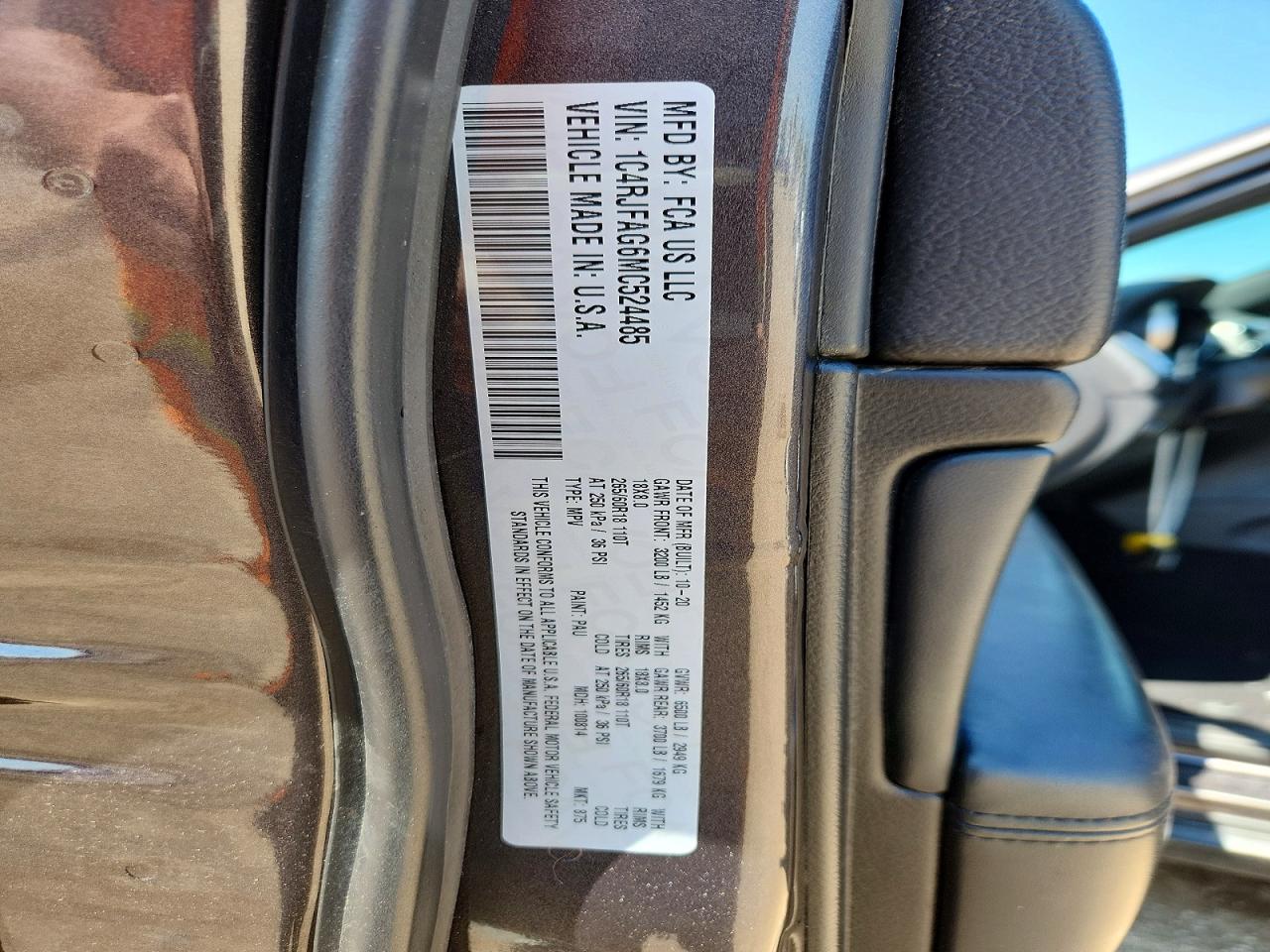 2021 JEEP CHEROKEE