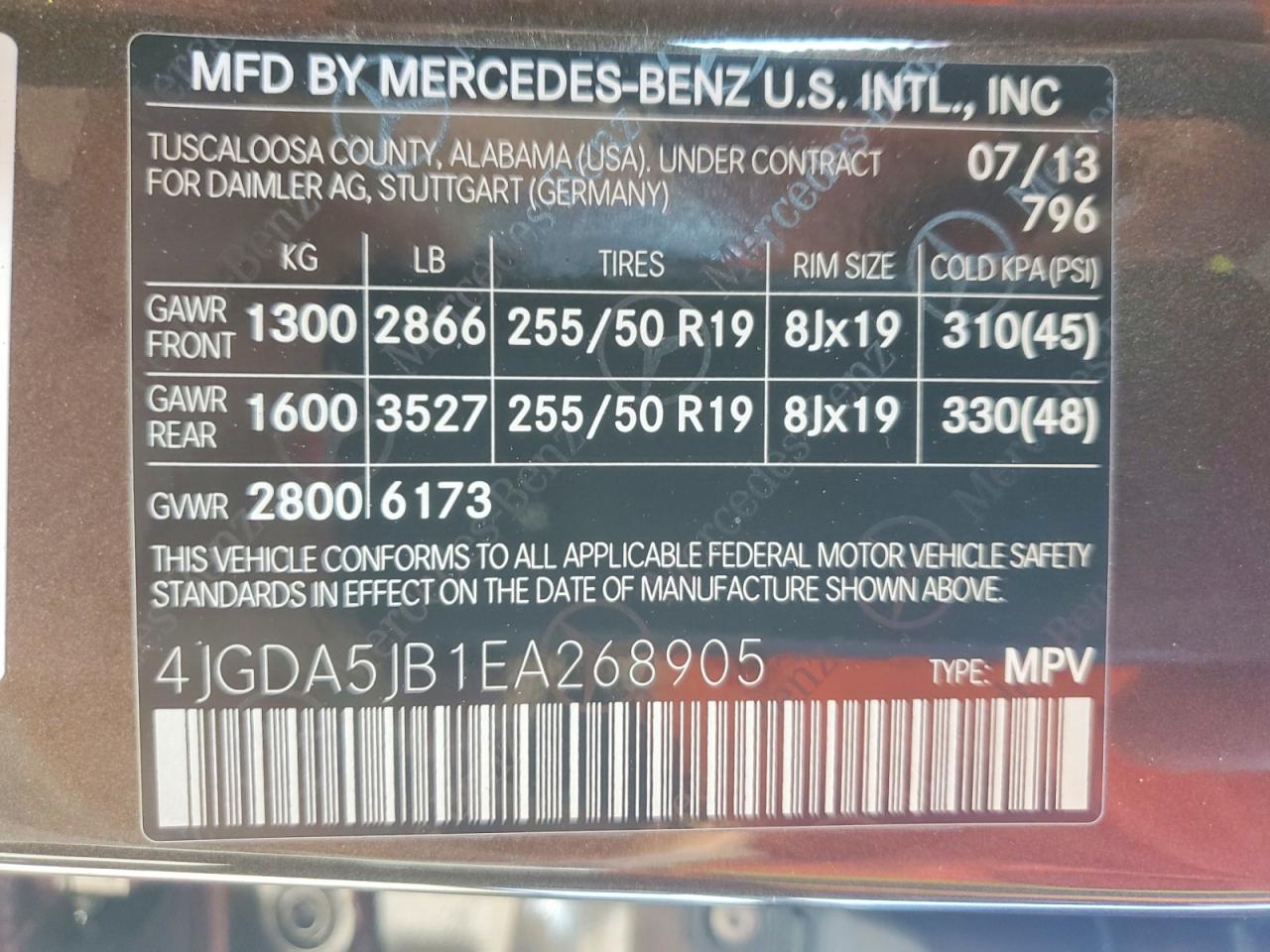 2014 MERCEDES-BENZ M-CLASS