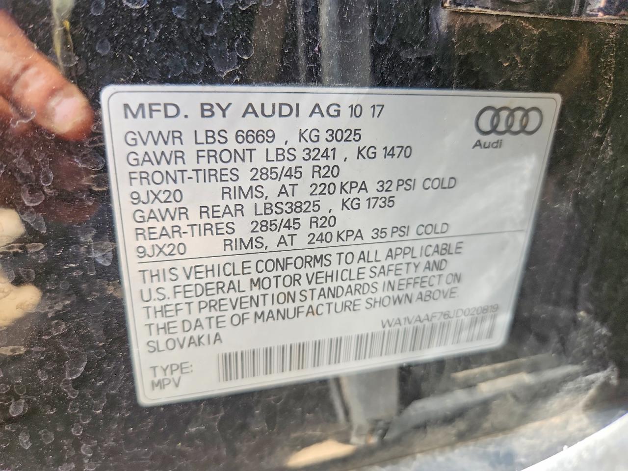 2018 AUDI Q7