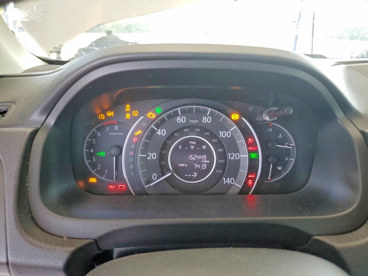 2016 HONDA CRV