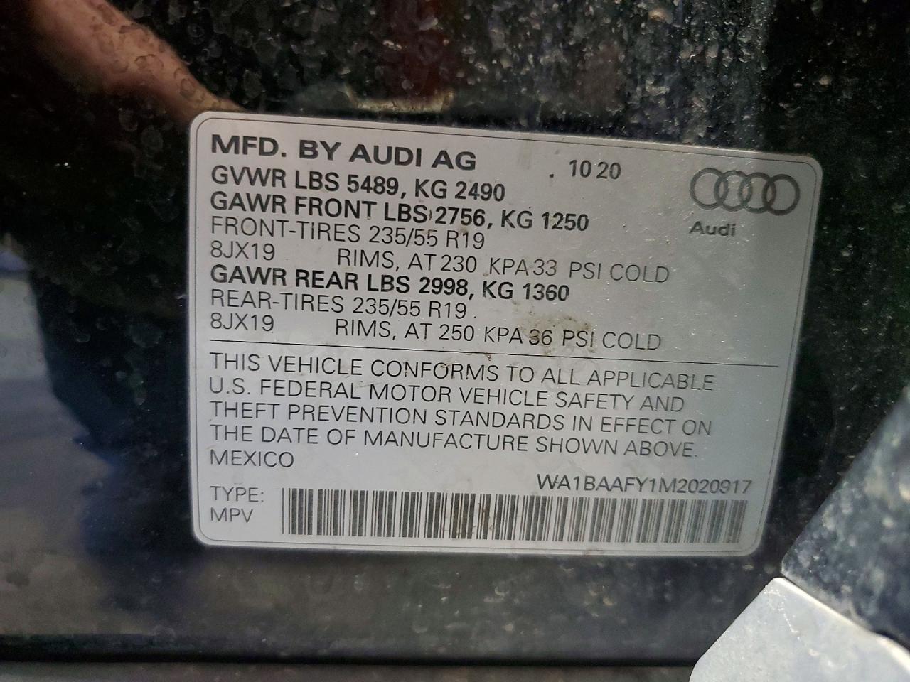 2021 AUDI Q5