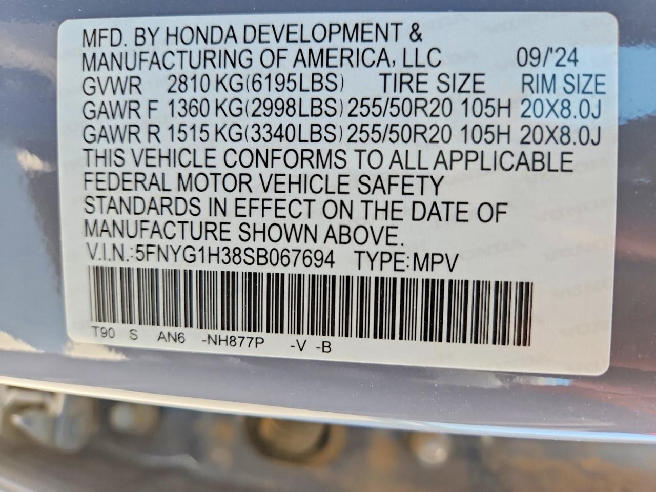 2025 HONDA PILOT