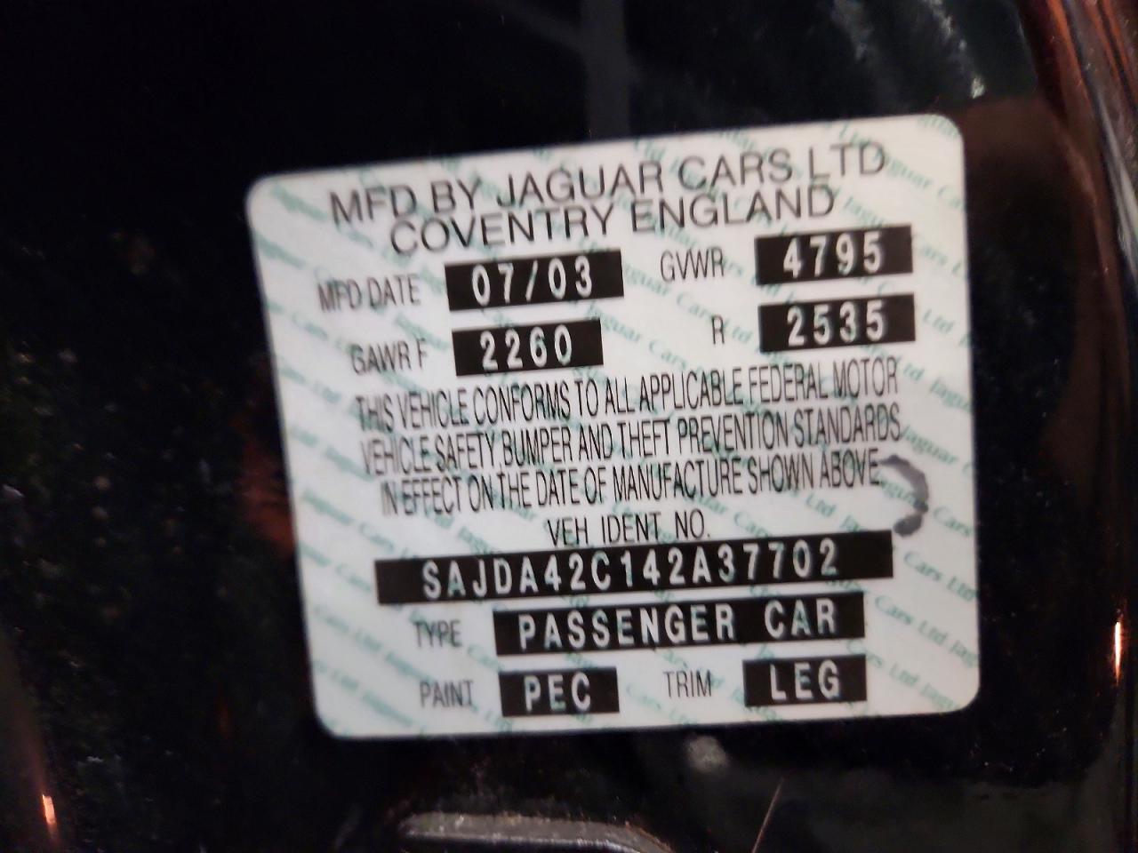 2004 JAGUAR XK8