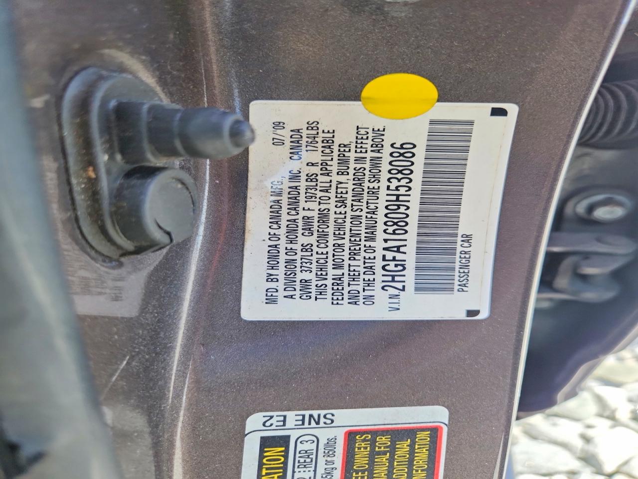 2009 HONDA CIVIC
