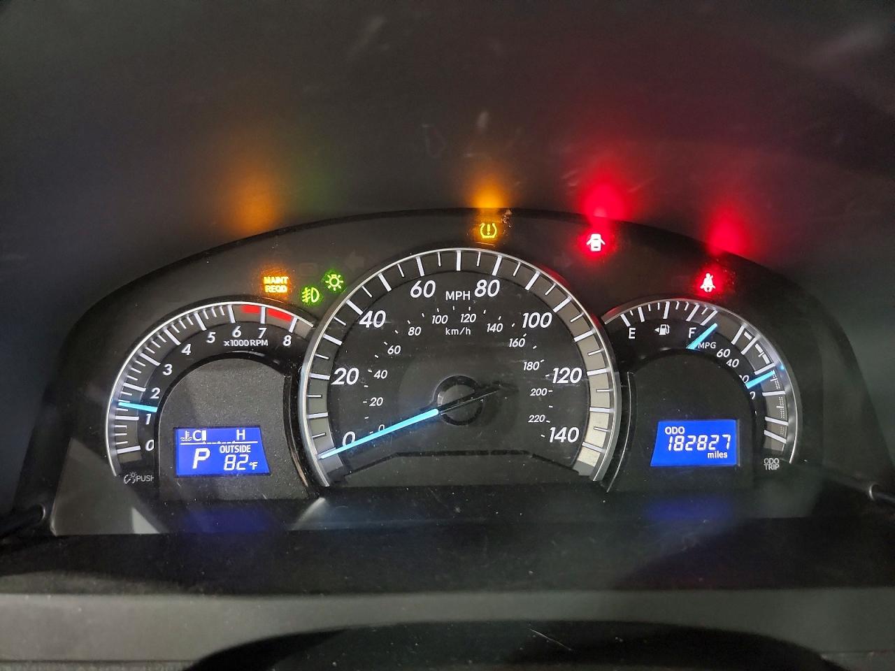 2012 TOYOTA CAMRY