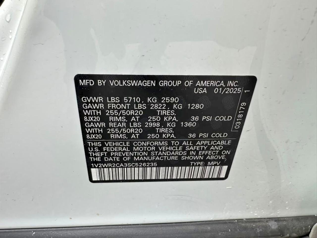 2025 VOLKSWAGEN ATLAS