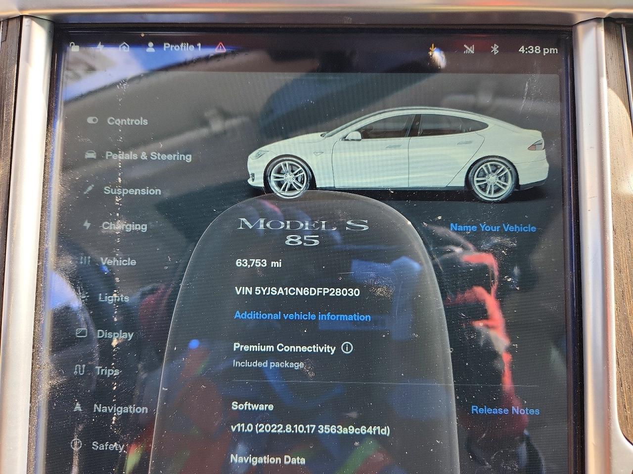 2013 TESLA MODEL S