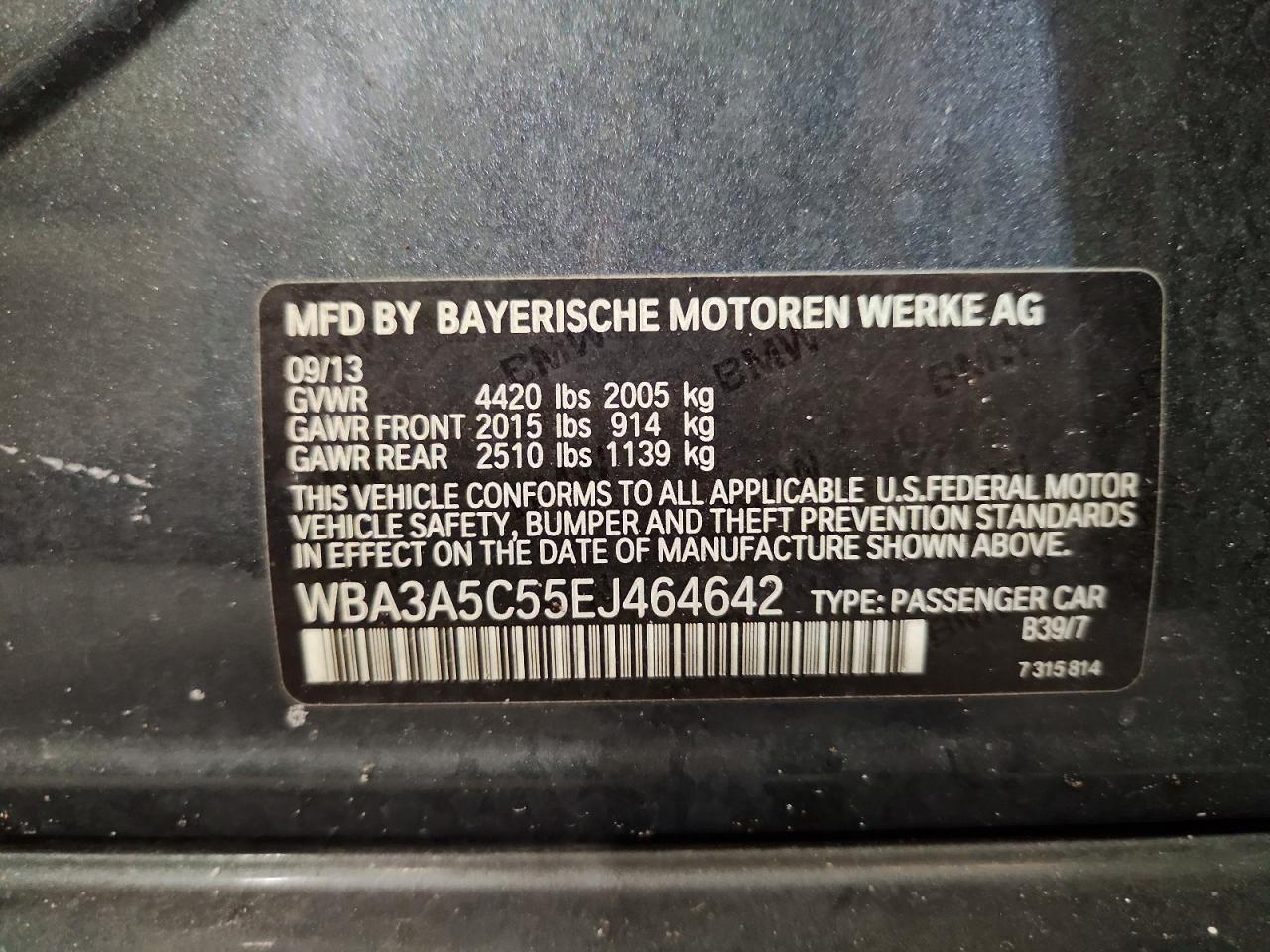 2014 BMW 3 SERIES
