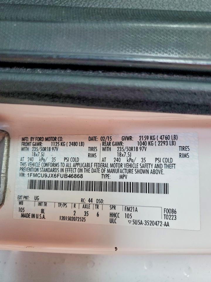 2015 FORD ESCAPE
