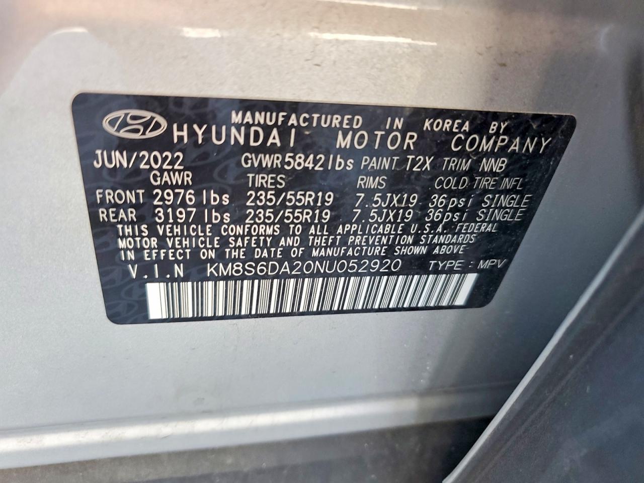 2022 HYUNDAI SANTA FE