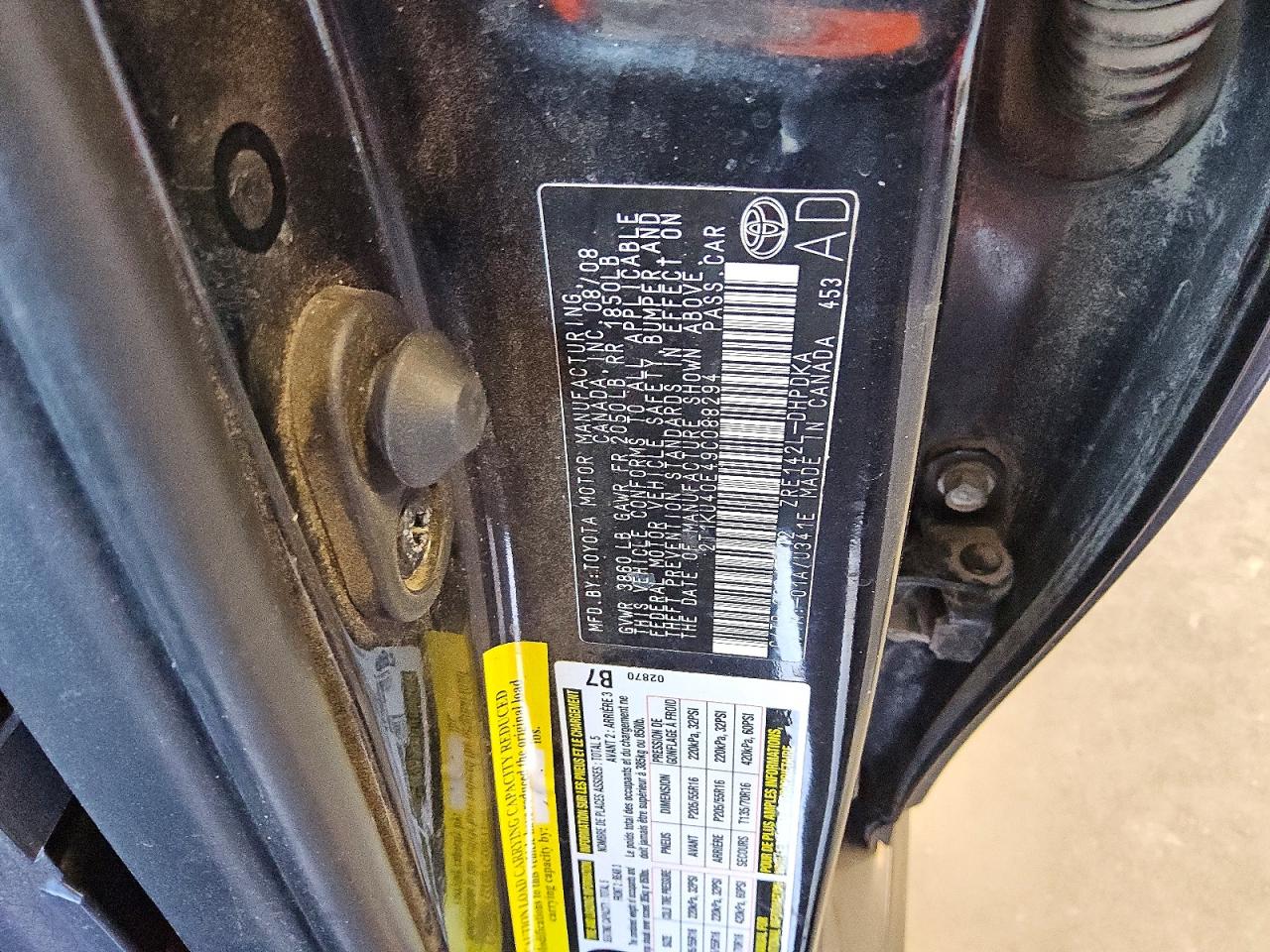 2009 TOYOTA MATRIX