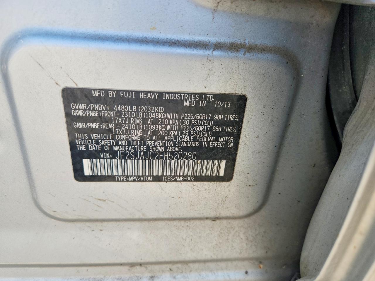 2014 SUBARU FORESTER
