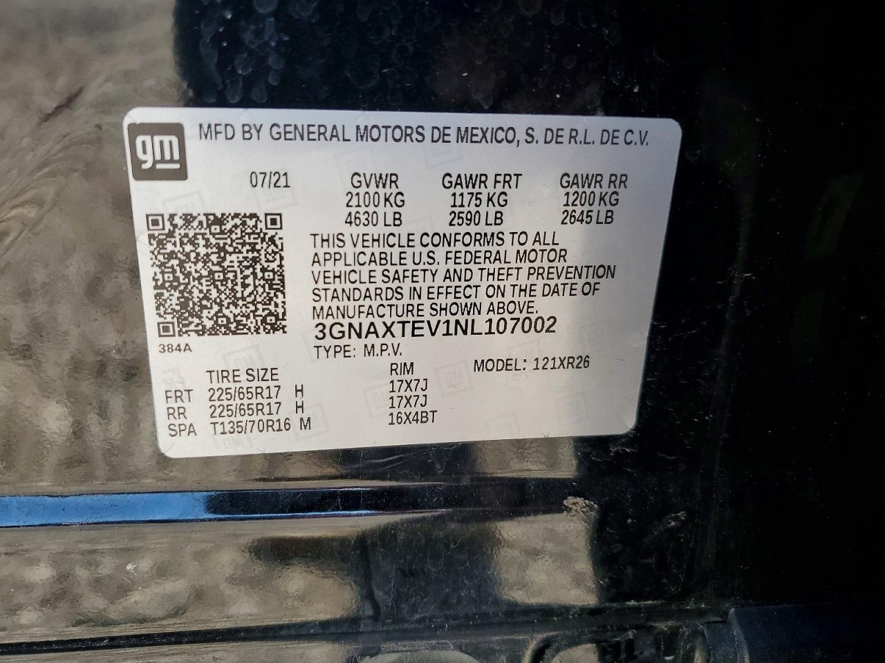 2022 CHEVROLET EQUINOX