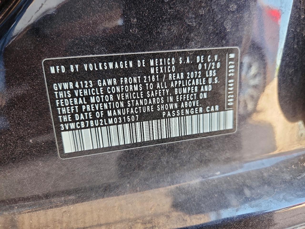 2020 VOLKSWAGEN JETTA
