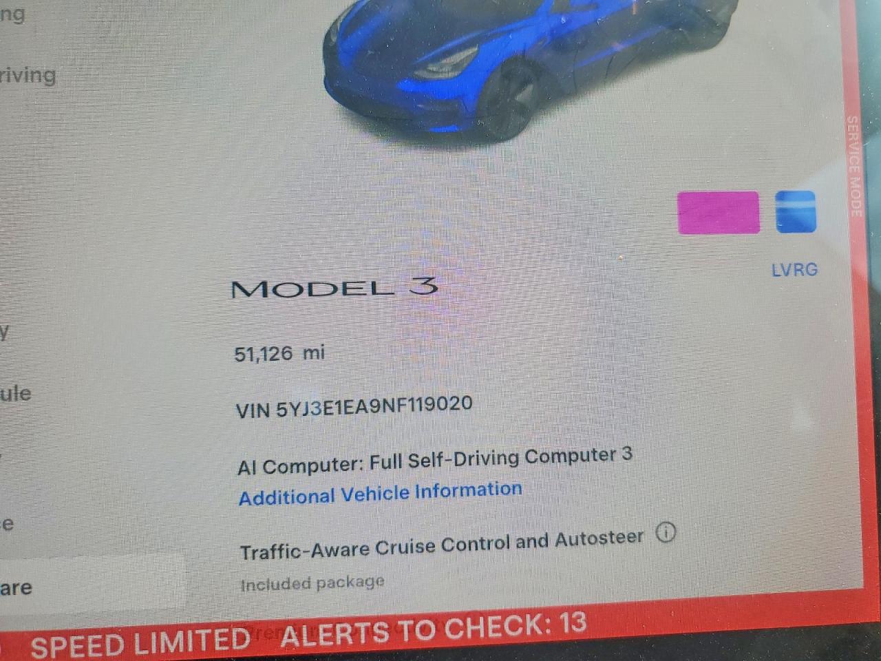 2022 TESLA MODEL 3