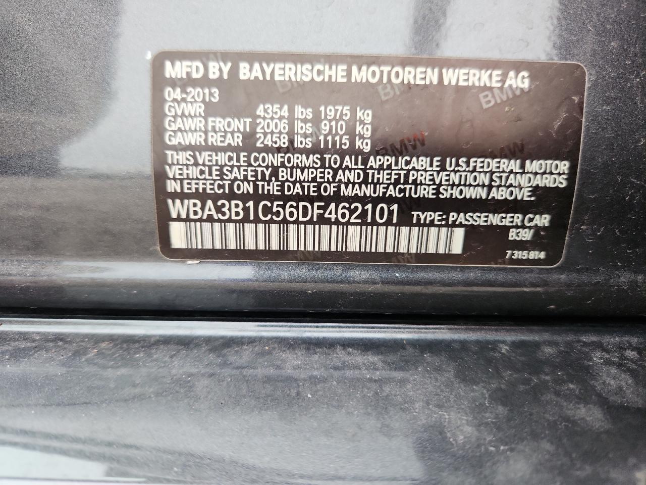 2013 BMW 3 SERIES