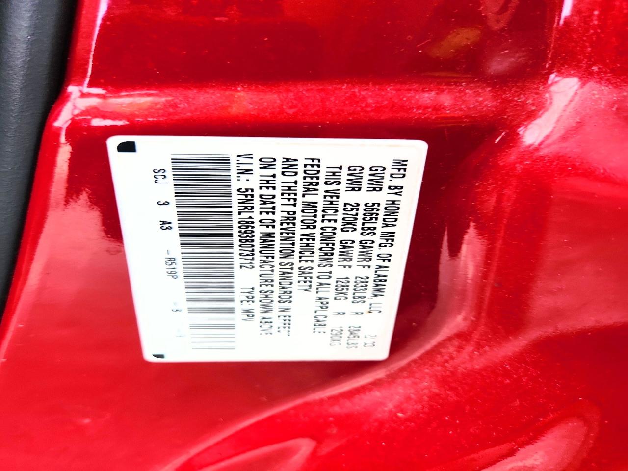 2003 HONDA ODYSSEY