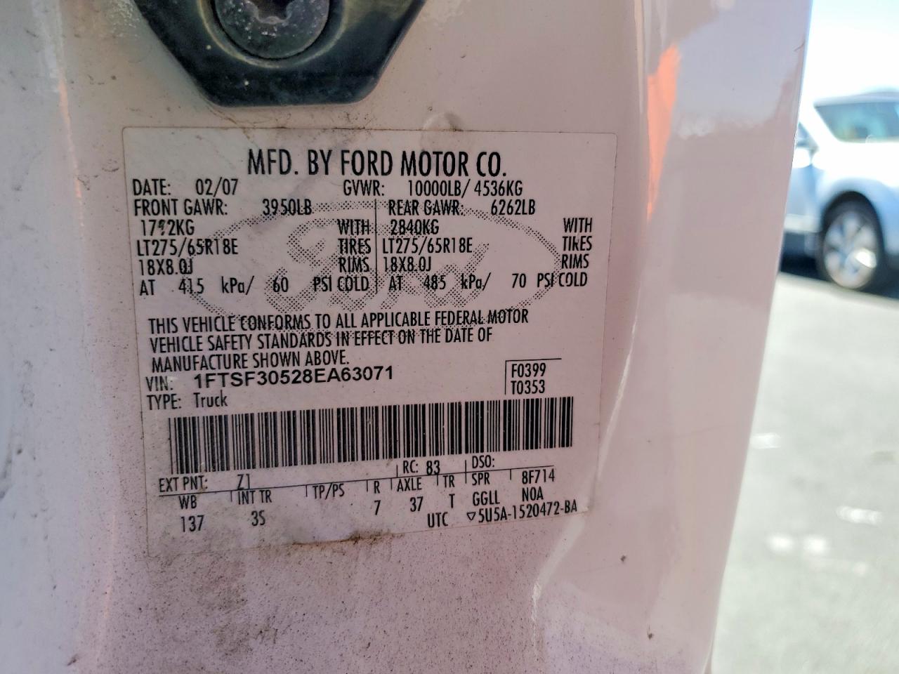 2008 FORD F350